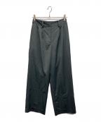 JSELFジゼルフ）の古着「Wide Tuck Trousers」｜グレー