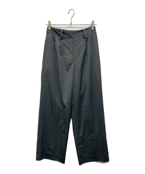 JSELF（ジゼルフ）JSELF (ジゼルフ) Wide Tuck Trousers グレー サイズ:1 未使用品の古着・服飾アイテム