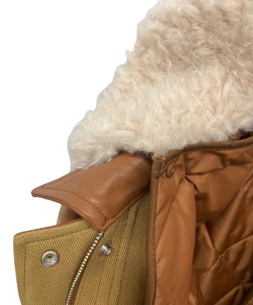 ETRE TOKYO（エトレトウキョウ）ETRE TOKYO (エトレトウキョウ) マルチファブリックリバーシブルコート ブラウン サイズ:S 未使用品の古着・服飾アイテム