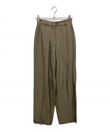 Sandro（サンドロ）の古着「ストライプテーパードパンツ」｜ヴェール