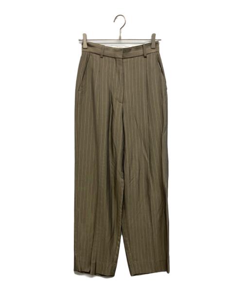 Sandro（サンドロ）SANDRO (サンドロ) ストライプテーパードパンツ ヴェール サイズ:34の古着・服飾アイテム