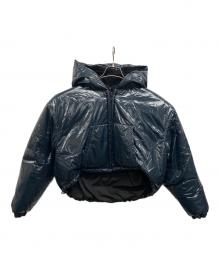 ALEXANDER WANG（アレキサンダー・ワン）の古着「クロップドダウンジャケット」｜ネイビー