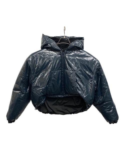 ALEXANDER WANG（アレキサンダー・ワン）ALEXANDER WANG (アレキサンダー・ワン) クロップドダウンジャケット ネイビー サイズ:XSの古着・服飾アイテム