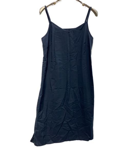 JUSGLITTY（ジャスグリッティー）JUSGLITTY (ジャスグリッティー) シャーリングシャツワンピース　45264900 ネイビー サイズ:1 未使用品の古着・服飾アイテム