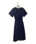 JUSGLITTY (ジャスグリッティー) シャーリングシャツワンピース　45264900 ネイビー サイズ:1 未使用品：12000円