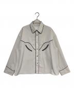 CULLNI×jieda×STUDIOUSクルニ×ジエダ×ステュディオス）の古着「WESTERN SHIRT」｜ベージュ