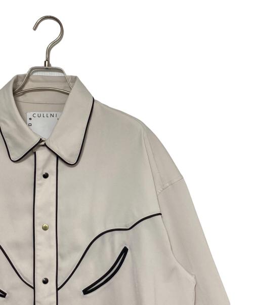 CULLNI（クルニ）CULLNI (クルニ) Jieda (ジエダ) STUDIOUS (ステュディオス) WESTERN SHIRT ベージュ サイズ:1の古着・服飾アイテム