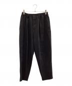 MARNIマルニ）の古着「ウールトロピカルシャーリング1Pテーパードパンツ」｜ブラック
