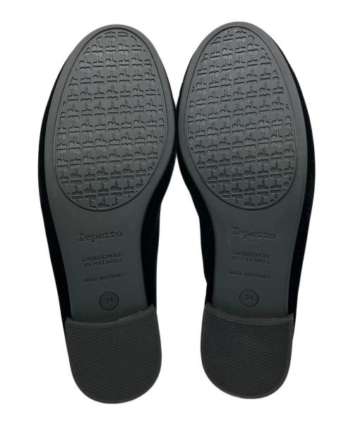 repetto（レペット）repetto (レペット) ベロアバレエシューズ LILOUH GOM ブラック サイズ:34の古着・服飾アイテム
