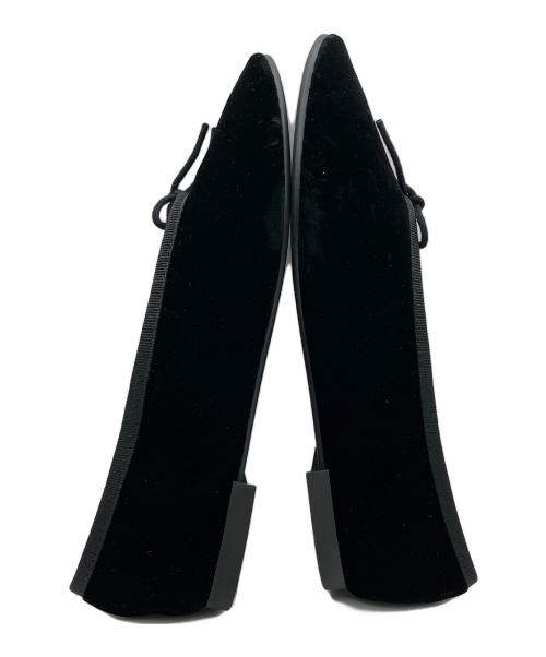 repetto（レペット）repetto (レペット) ベロアバレエシューズ LILOUH GOM ブラック サイズ:34の古着・服飾アイテム