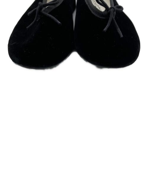 repetto（レペット）repetto (レペット) ベロアバレエシューズ LILOUH GOM ブラック サイズ:34の古着・服飾アイテム