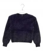 ANAYIアナイ）の古着「エトワールジャガードフェザープルオーバー」｜ネイビー