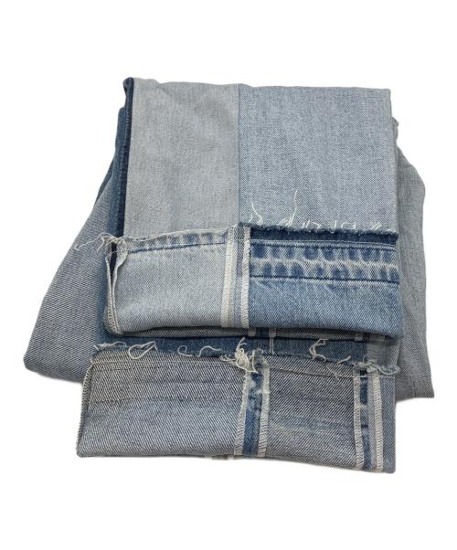 MAISON SPECIAL（メゾンスペシャル）MAISON SPECIAL (メゾンスペシャル) Patchwork Vintage denim One-Tuck Tapered Pants　パッチワークヴィンテージデニムワンタックテーパードパンツ ブルー サイズ:1の古着・服飾アイテム