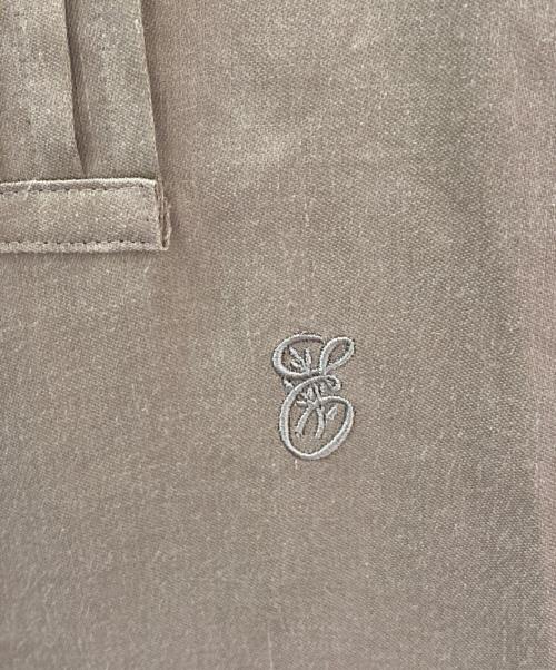 ebure（エブール）ebure (エブール) ラミーサテン シャツワンピース カーキ サイズ:38の古着・服飾アイテム