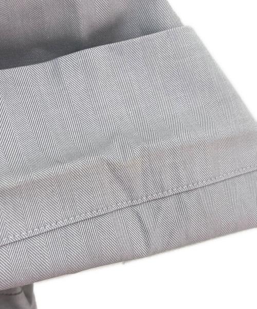 ebure（エブール）ebure (エブール) コットンヘリンボーン 半袖シャツ グレー サイズ:38の古着・服飾アイテム