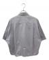 ebure (エブール) コットンヘリンボーン 半袖シャツ グレー サイズ:38：13000円