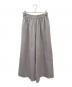 ebure（エブール）の古着「コットンヘリンボーン ワイドパンツ」｜グレー