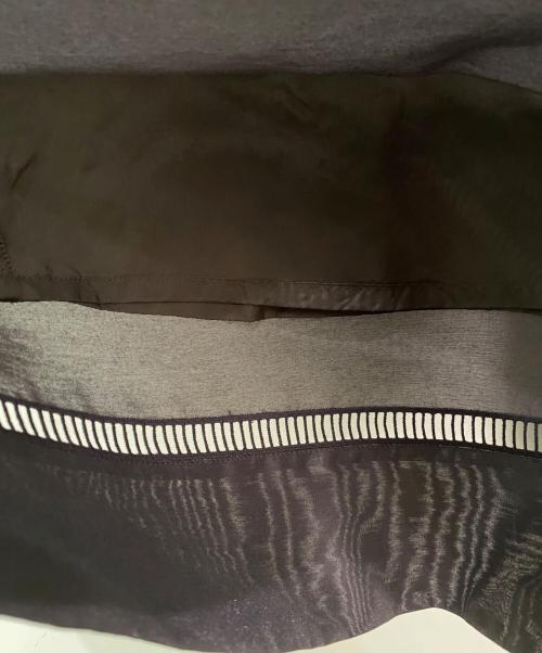 ebure（エブール）ebure (エブール) フラッフィーオーガンジー ワイドパンツ ダークブラウン サイズ:38の古着・服飾アイテム