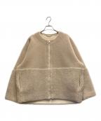 MICA&DEALマイカアンドディール）の古着「リバーシブルボアショートコート」｜ベージュ