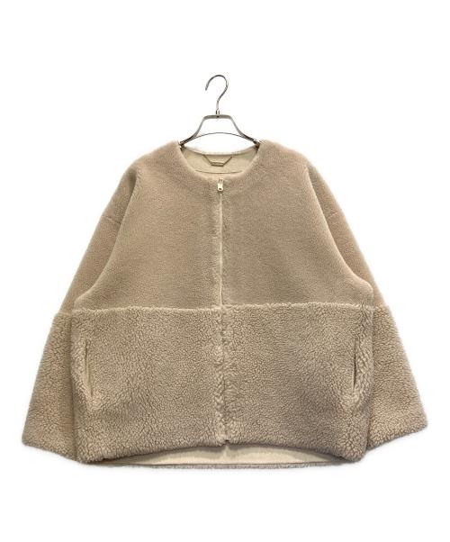MICA&DEAL（マイカアンドディール）MICA&DEAL (マイカアンドディール) リバーシブルボアショートコート ベージュ サイズ:FREEの古着・服飾アイテム