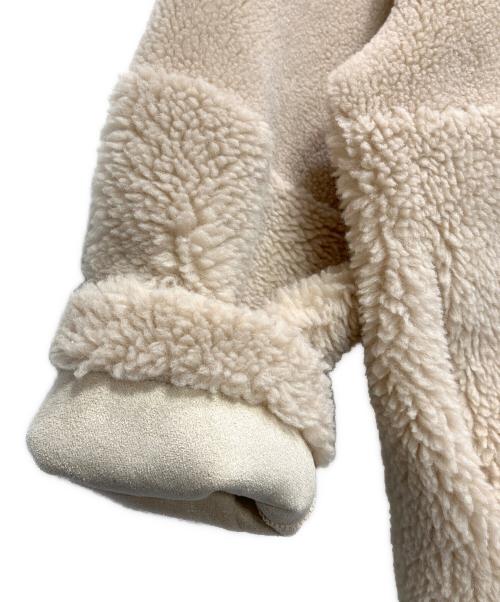 MICA&DEAL（マイカアンドディール）MICA&DEAL (マイカアンドディール) リバーシブルボアショートコート ベージュ サイズ:FREEの古着・服飾アイテム