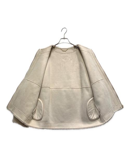 MICA&DEAL（マイカアンドディール）MICA&DEAL (マイカアンドディール) リバーシブルボアショートコート ベージュ サイズ:FREEの古着・服飾アイテム