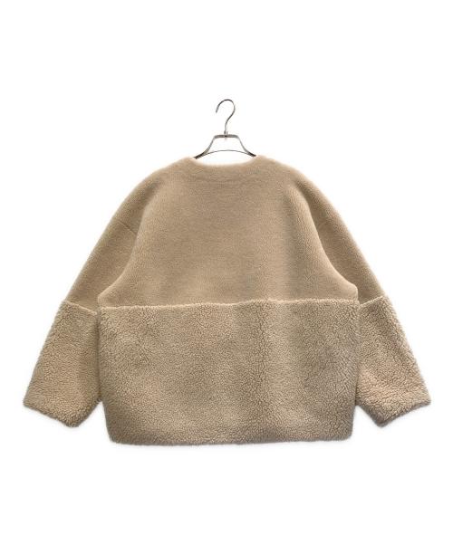 MICA&DEAL（マイカアンドディール）MICA&DEAL (マイカアンドディール) リバーシブルボアショートコート ベージュ サイズ:FREEの古着・服飾アイテム