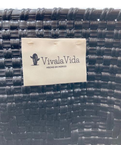 vivala vida（ヴィヴァ ラ ヴィダ）Vivala Vida (ヴィヴァ ラ ヴィダ) メルカドバッグ ブラックの古着・服飾アイテム