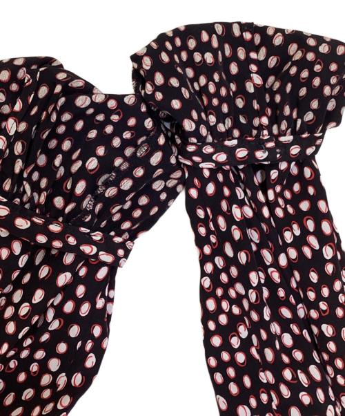 SOEJU（ソージュ）SOEJU (ソージュ) レオパード柄ワンピース ブラック サイズ:Freeの古着・服飾アイテム
