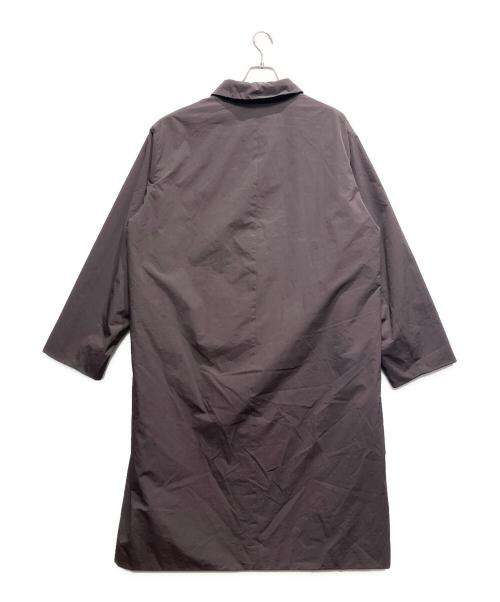 ATON（エイトン）ATON (エイトン) ASAKO NYLON バルマカーンコート グレー サイズ:6の古着・服飾アイテム