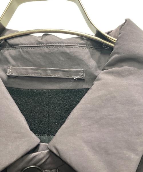 ATON（エイトン）ATON (エイトン) ASAKO NYLON バルマカーンコート グレー サイズ:6の古着・服飾アイテム