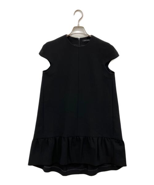 YOKO CHAN（ヨーコチャン）YOKO CHAN (ヨーコチャン) Cap-sleeve A-line Dress ブラック サイズ:36の古着・服飾アイテム