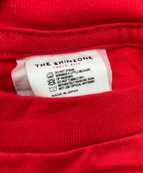 THE SHINZONE（ザ シンゾーン）THE SHINZONE (ザ シンゾーン) MENINOS da PRAIA TEE レッド サイズ:Freeの古着・服飾アイテム