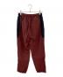 m.u Japoness (エムユー) bicolor nylon pants BUR ボルドー サイズ:FREE：8000円