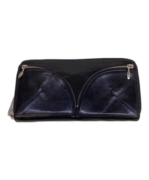 yohji yamamoto+noir（ヨウジヤマモトプリュスノアール）yohji yamamoto+Noir (ヨウジヤマモトプリュスノアール) 長財布 ブラックの古着・服飾アイテム