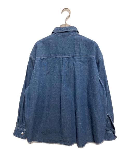 FRAMeWORK（フレームワーク）FRAMeWORK (フレームワーク) DENIM heart シャツ インディゴ サイズ:freeの古着・服飾アイテム