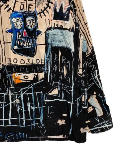 WACKO MARIA（ワコマリア）WACKO MARIA (ワコマリア) Jean-Michel Basquiat (ジャン ミシェル バスキア) HAWAIIAN SHIRT L/S ( TYPE-1 ) ブラック サイズ:Sの古着・服飾アイテム
