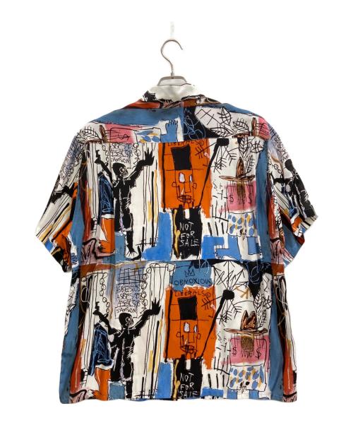 WACKO MARIA（ワコマリア）WACKO MARIA (ワコマリア) JEAN-MICHEL BASQUIAT (ジャン ミシェル バスキア) HAWAIIAN SHIRT S/S ホワイト サイズ:Lの古着・服飾アイテム