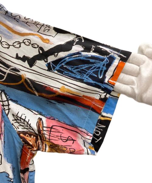 WACKO MARIA（ワコマリア）WACKO MARIA (ワコマリア) JEAN-MICHEL BASQUIAT (ジャン ミシェル バスキア) HAWAIIAN SHIRT S/S ホワイト サイズ:Lの古着・服飾アイテム