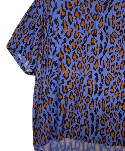 WACKO MARIA（ワコマリア）WACKO MARIA (ワコマリア) LEOPARD HAWAIIAN SHIRT S/S ブルー サイズ:Mの古着・服飾アイテム