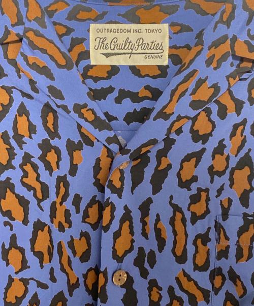 WACKO MARIA（ワコマリア）WACKO MARIA (ワコマリア) LEOPARD HAWAIIAN SHIRT S/S ブルー サイズ:Mの古着・服飾アイテム
