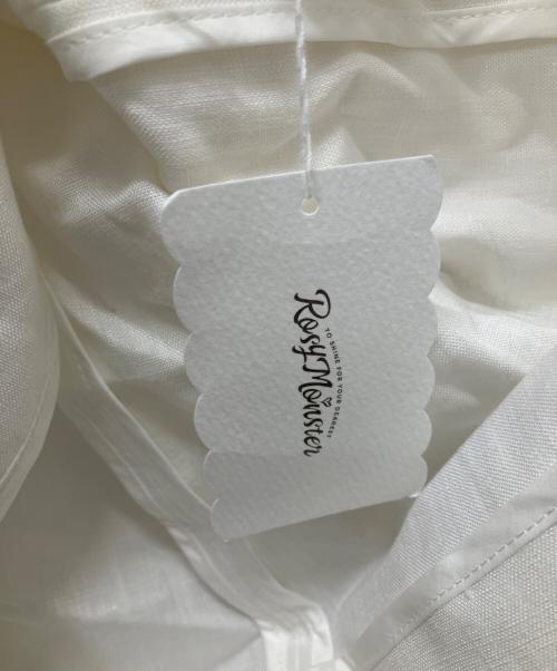 rosy monster（ロージーモンスター）rosy monster (ロージーモンスター) ハンサムリネンジャケット ホワイト サイズ:Freeの古着・服飾アイテム