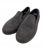 PRADA SPORTSプラダスポーツ）の古着「スウェードローファー」｜グレー