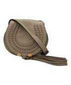 Chloeクロエ）の古着「MARCIE スモールサドルバッグ　ショルダーバッグ」｜モカ