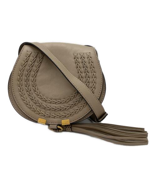 Chloe（クロエ）Chloe (クロエ) MARCIE マーシー　スモールサドルバッグ　ショルダーバッグ　クロスボディ モカの古着・服飾アイテム