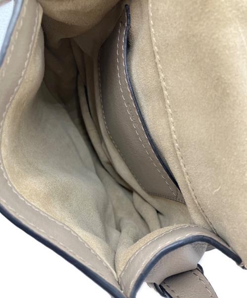 Chloe（クロエ）Chloe (クロエ) MARCIE マーシー　スモールサドルバッグ　ショルダーバッグ　クロスボディ モカの古着・服飾アイテム