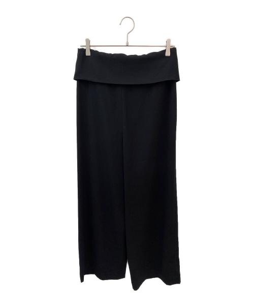 ENFOLD（エンフォルド）ENFOLD (エンフォルド) RELAX WIDE-PANTS ブラック サイズ:36の古着・服飾アイテム