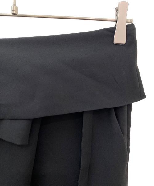 ENFOLD（エンフォルド）ENFOLD (エンフォルド) RELAX WIDE-PANTS ブラック サイズ:36の古着・服飾アイテム