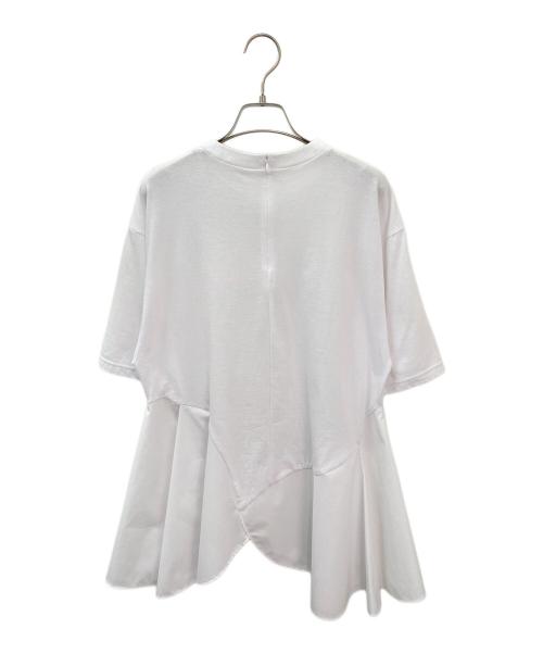 ENFOLD（エンフォルド）ENFOLD (エンフォルド) PETAL-HEM T-SHIRT ホワイト サイズ:38の古着・服飾アイテム