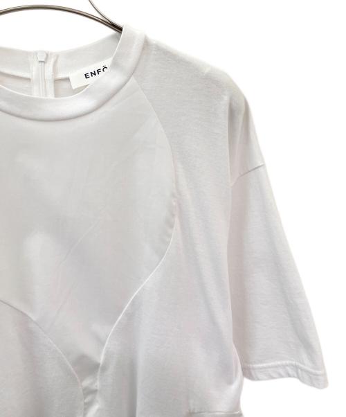 ENFOLD（エンフォルド）ENFOLD (エンフォルド) PETAL-HEM T-SHIRT ホワイト サイズ:38の古着・服飾アイテム